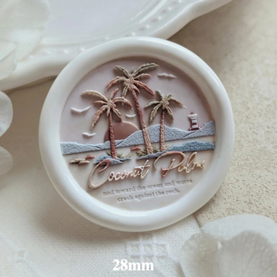 Coconut Palms Wax Seal Stamp (Pre-Order)