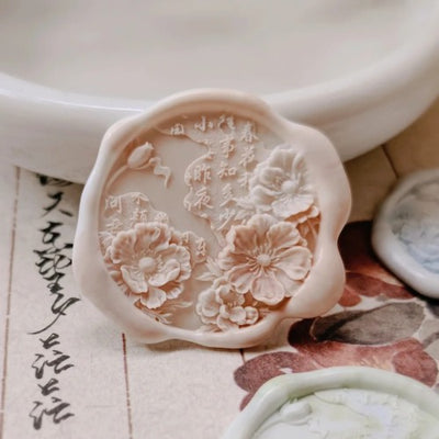 Oriental Poppy Wax Seal Stamp (Pre-Order)