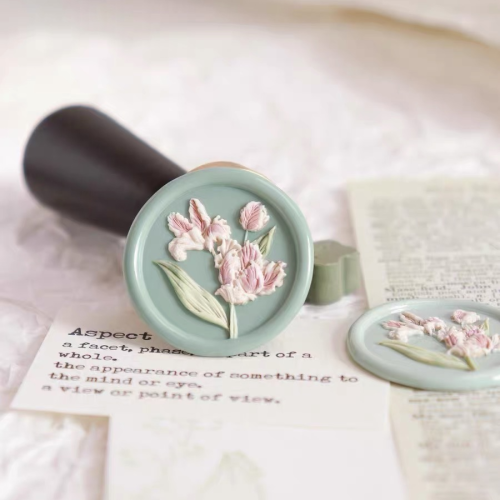 The Parrot Tulip Wax Seal Stamp