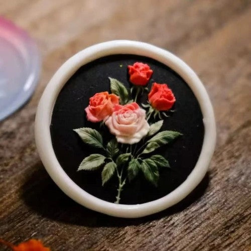 Petite Rose Posy Wax Seal Stamp (Pre-Order)