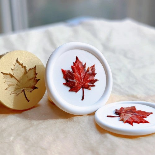 Mini Maple Leaf Wax Seal Stamp (Pre-Order)