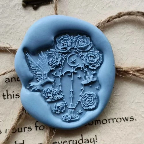 The Dove’s Garden of Scales Wax Seal Stamp (Pre-Order)