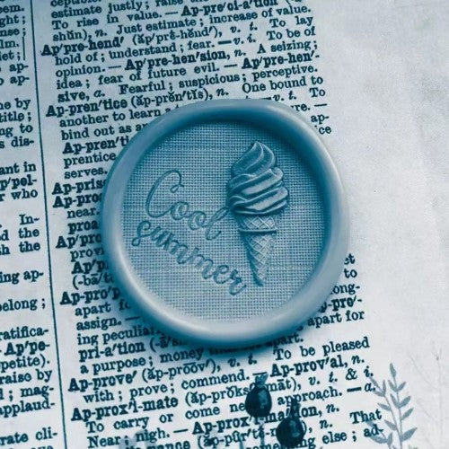 Summer Cone Wax Seal Stamp (Pre-Order)