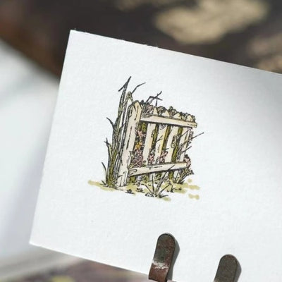 Countryside Collection Wooden Rubber Stamp (Pre-Order)
