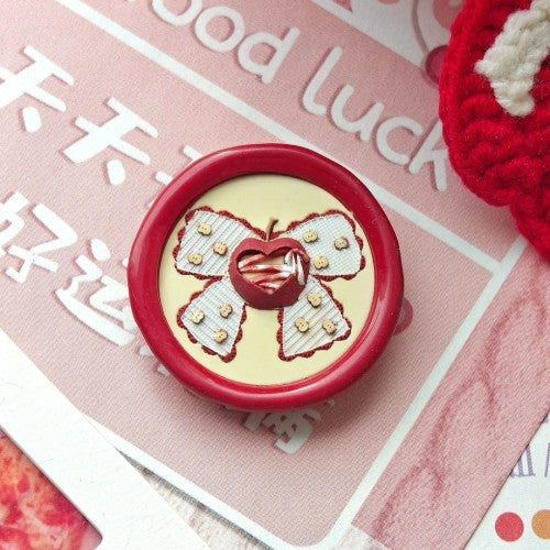 Berry Cute Apple Bow Wax Seal Stamp (Pre-Order)