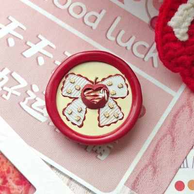 Berry Cute Apple Bow Wax Seal Stamp (Pre-Order)