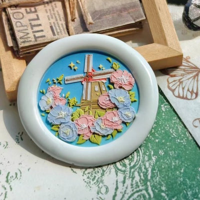 Blossoms by the Windmill Wax Seal Stamp (Pre-Order)