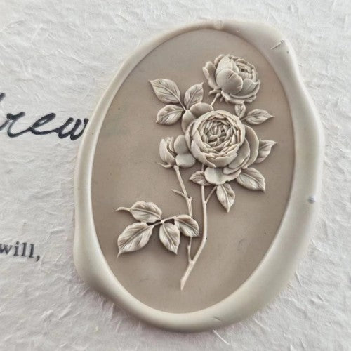 Rosé Bloom Wax Seal Stamp (Pre-Order)