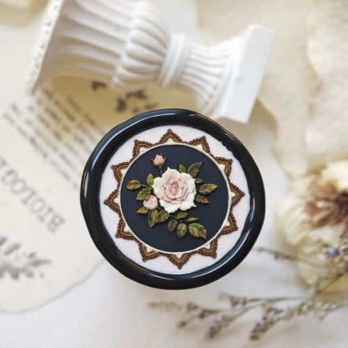 Classic Lace Rosette Wax Seal Stamp (Pre-Order)
