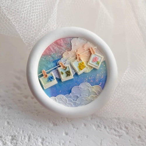 Cloudscape Polaroid Wax Seal Stamp (Pre-Order)
