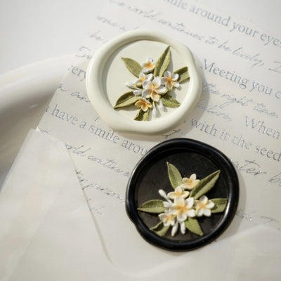 Plumeria Bloom Series Wax Seal Stamp (Pre-Order)