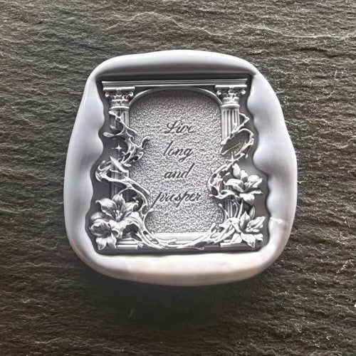 Flourishing Floral Pillars Wax Seal Stamp (Pre-Order)
