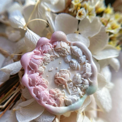The Rose Wreath Wax Seal Stamp (Pre-Order)