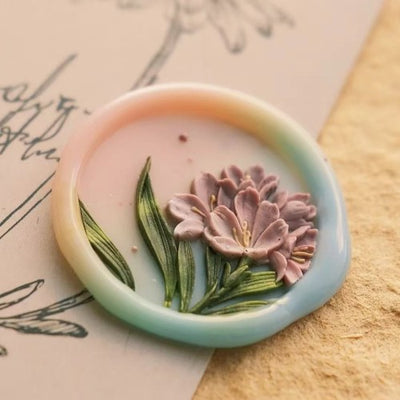 Clivia in Bloom Wax Seal Stamp (Pre-Order)