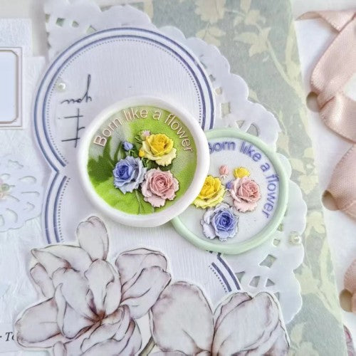 Born Like a Flower Wax Seal Stamp (Pre-Order)