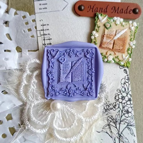 Rosevine Quill Journal Wax Seal Stamp (Pre-Order)