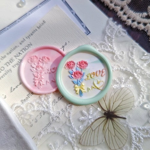 Triple Bloom Love Knot Wax Seal Stamp (Pre-Order)