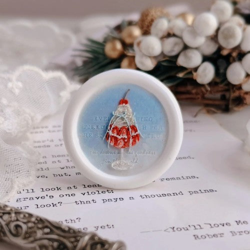 Strawberry Sundae Wax Seal Stamp (Pre-Order)