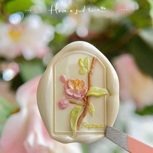 Begonia Wax Seal Stamp