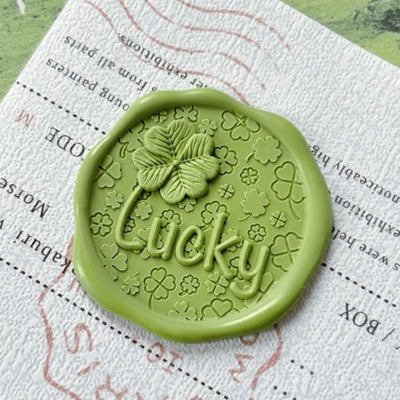Lucky Clover Series Wax Seal Stamp (Pre-Order)