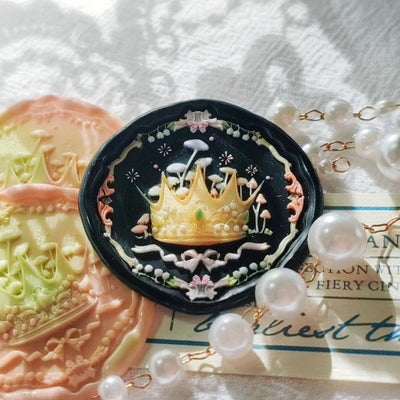 The Mycena Crown Wax Seal Stamp (Pre-Order)