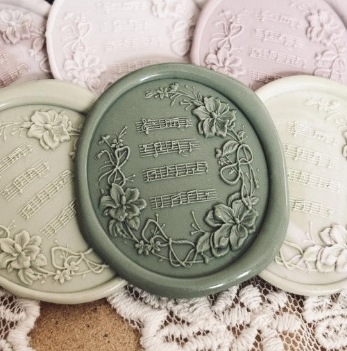 Melody in Bloom Wax Seal Stamp (Pre-Order)