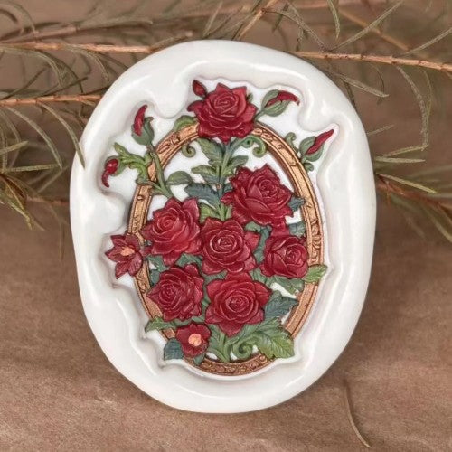 Rose Sonata Frame Wax Seal Stamp (Pre-Order)