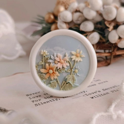 Wild Chrysanthemum Wax Seal Stamp (Pre-order)