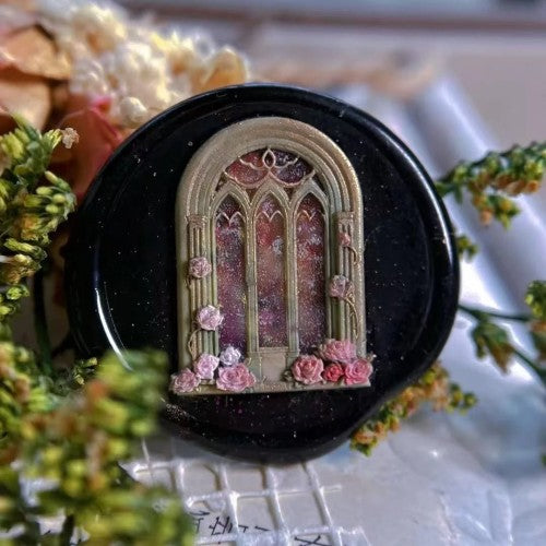 The Gothic Rose Window Wax Seal Stamp (Pre-Order)