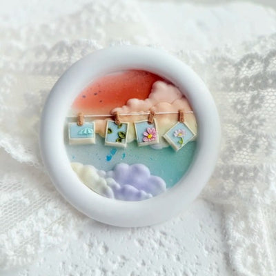 Cloudscape Polaroid Wax Seal Stamp (Pre-Order)