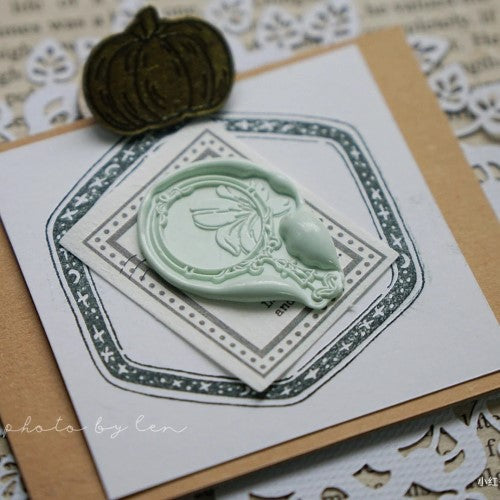 Flower Mirror Wax Seal Stamp