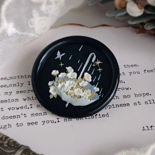 Ripples of Flowers Wax Seal Stamp (Pre-Order)