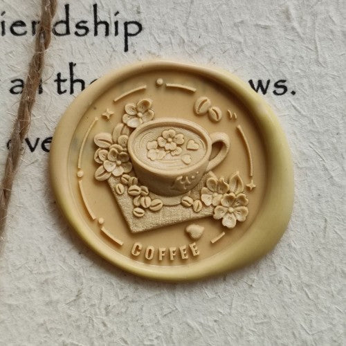 Blossom & Brew Wax Seal Stamp (Pre-Order)