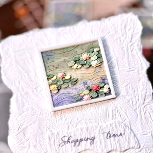 Painterly Lily Pond Wax Seal Stamp (Pre-Order)