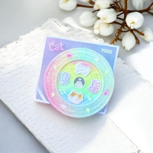 Groovy Kitty Vinyl Wax Seal Stamp (Pre-Order)