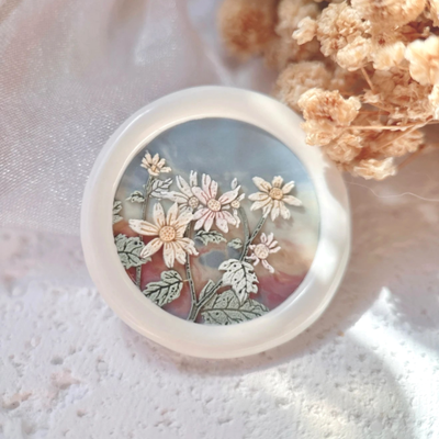 Wild Chrysanthemum Wax Seal Stamp (Pre-order)