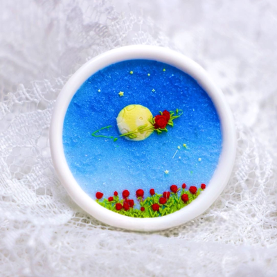 Voyage to the Rose Planet Wax Seal Stamp (Pre-Order)