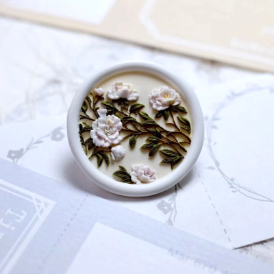 Camellia Reverie Wax Seal Stamp (Pre-Order)