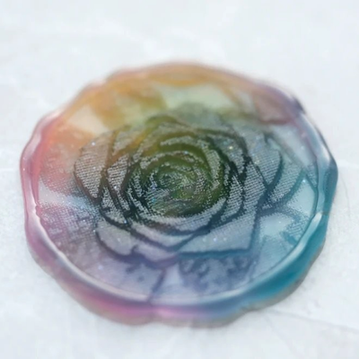 Rose Mosaic Wax Seal Stamp (Pre-Order)