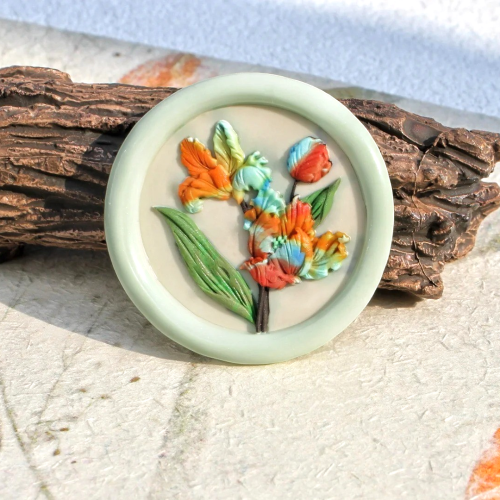 The Parrot Tulip Wax Seal Stamp