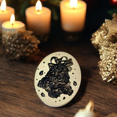 Rose Noël Duo Wax Seal Stamp