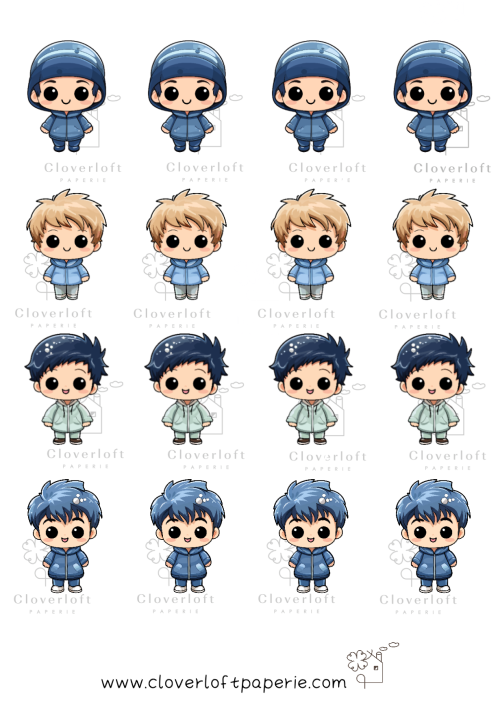 Cute Boys Series Sticker