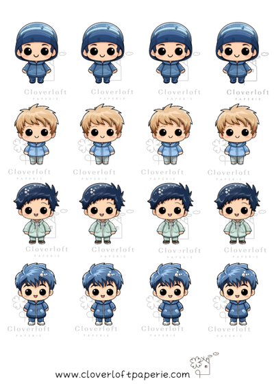 Cute Boys Series Sticker