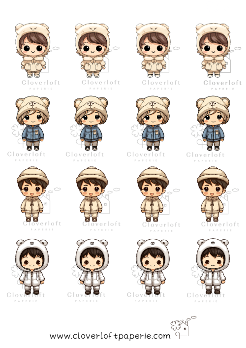 Cute Boys Series Sticker