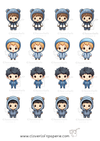 Cute Boys Series Sticker