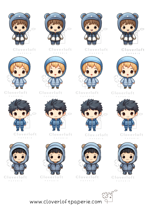 Cute Boys Series Sticker