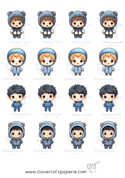 Cute Boys Series Sticker