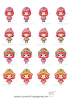 Cute Girls Series Sticker