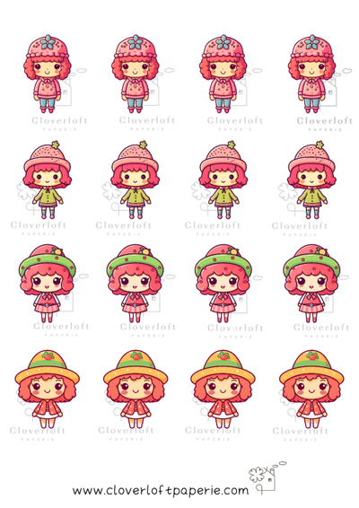 Cute Girls Series Sticker