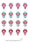 Cute Girls Series Sticker